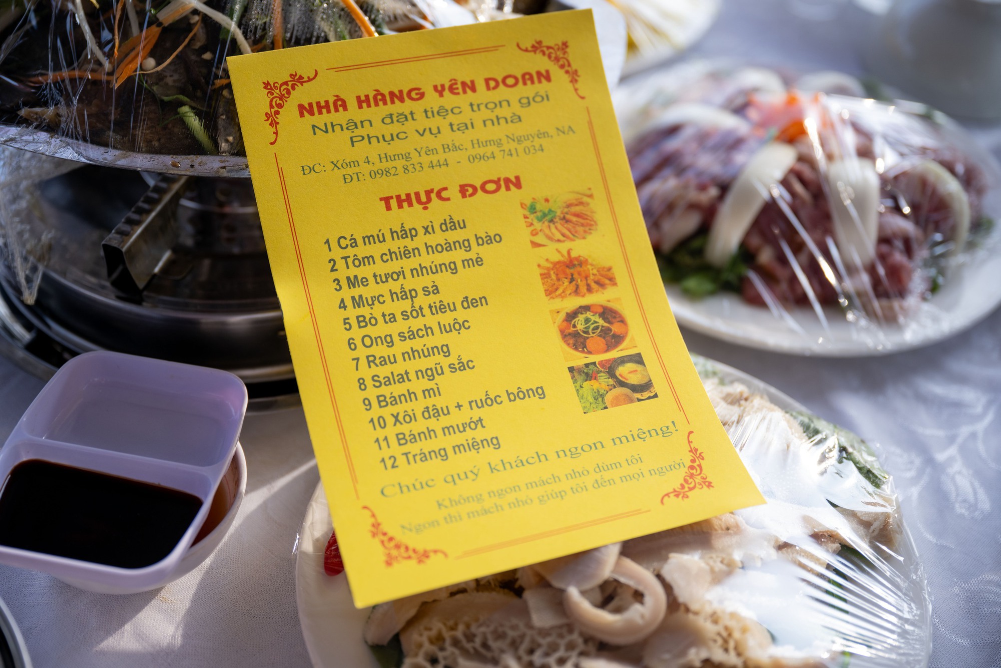 180 mâm cỗ nhà Đình Bắc hôm nay