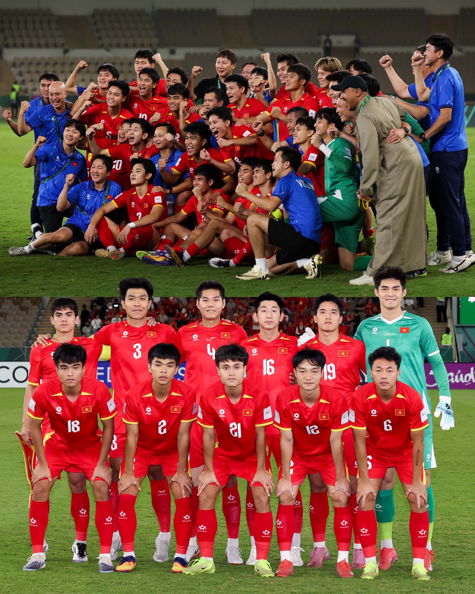 Ảnh nét căng: U23 Việt Nam tự hào nhận tấm huy chương dành cho sự kiên cường đến giây cuối cùng ở U23 châu Á