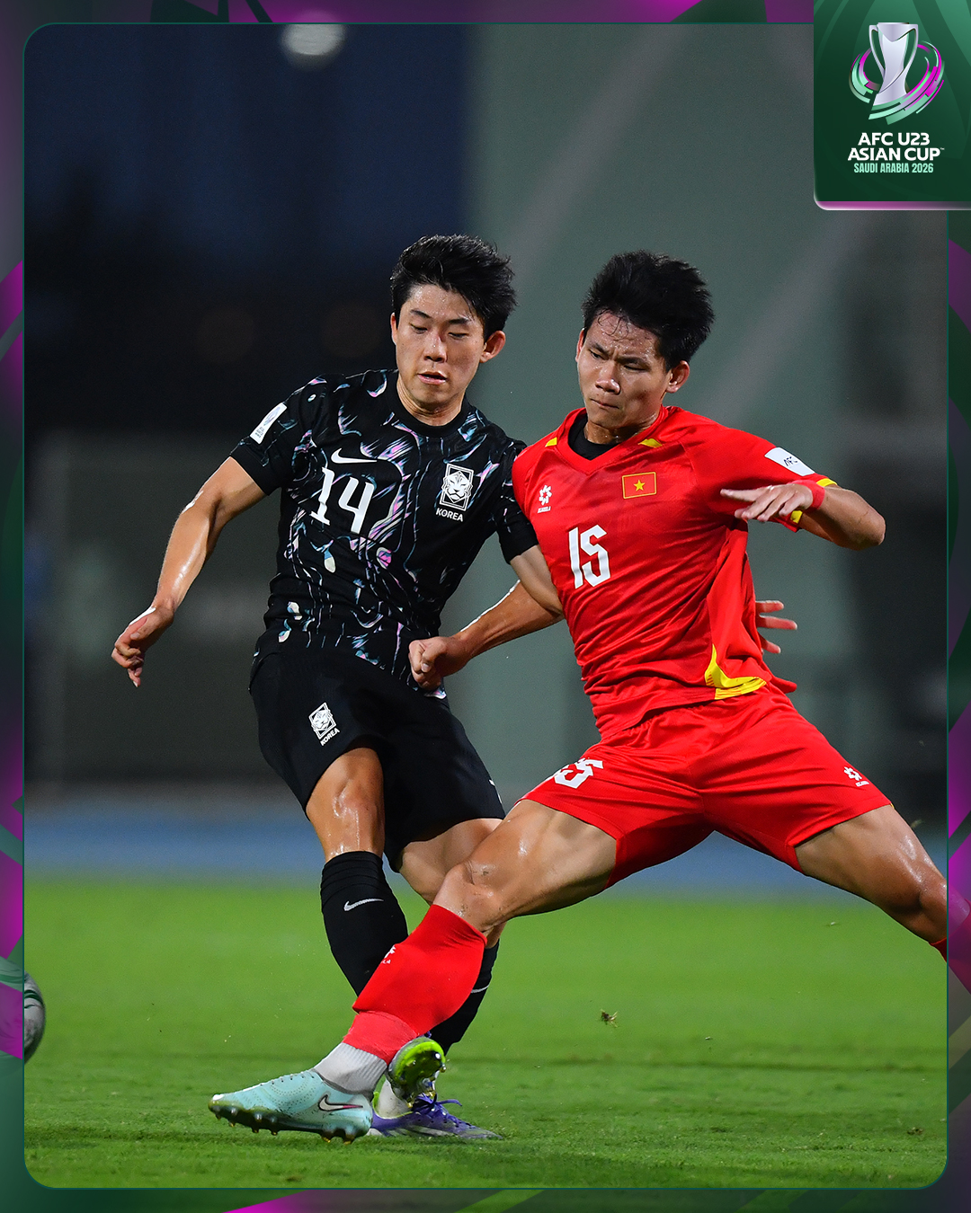 Ảnh nét căng: U23 Việt Nam tự hào nhận tấm huy chương dành cho sự kiên cường đến giây cuối cùng ở U23 châu Á