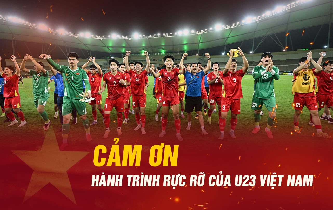 Cảm ơn U23 Việt Nam: Hành trình đong đầy cảm xúc tại U23 châu Á!