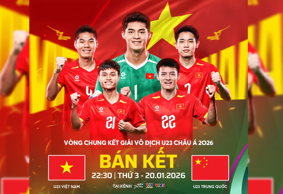 Cách xem U23 Việt Nam vs U23 Trung Quốc
