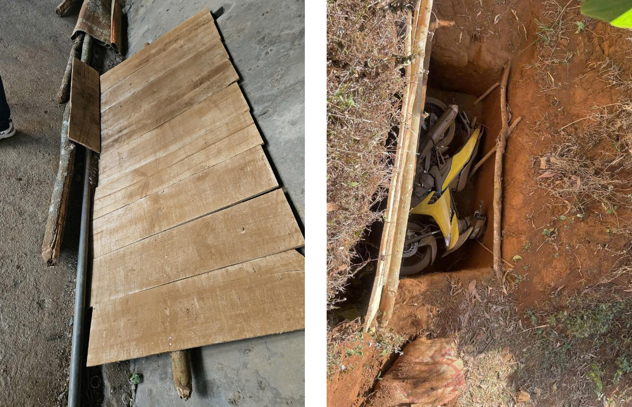 Truy tìm nguồn gốc ván gỗ trong vụ cướp ngân hàng ở Gia Lai