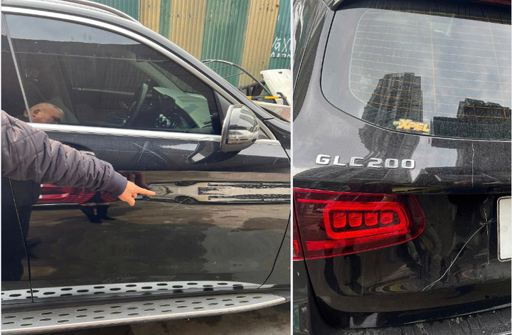 Ô tô Mercedes bị cào xước, đập kính lái ở Hà Nội: Người phá xe xin bồi thường