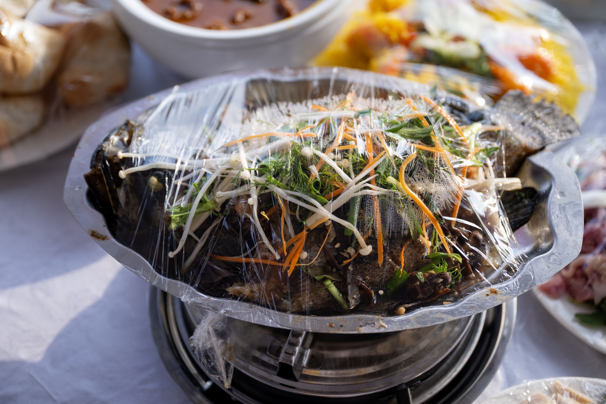 180 mâm cỗ nhà Đình Bắc hôm nay