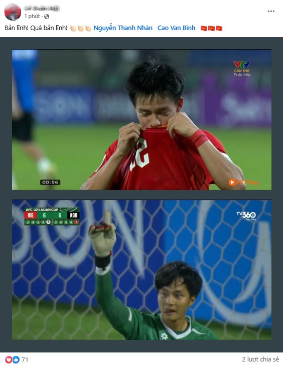 Nóng nhất lúc này là Facebook thủ môn người hùng giúp U23 Việt Nam giành hạng 3 U23 châu Á