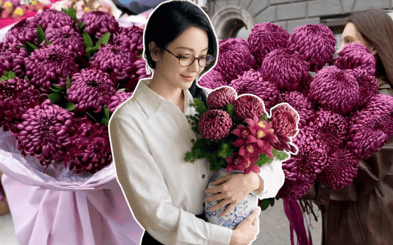 Không phải mẫu đơn, cũng chẳng phải cúc thường: Loài hoa lạ đang khiến chị em lùng sục để "đổi gió" bàn trà ngày Tết