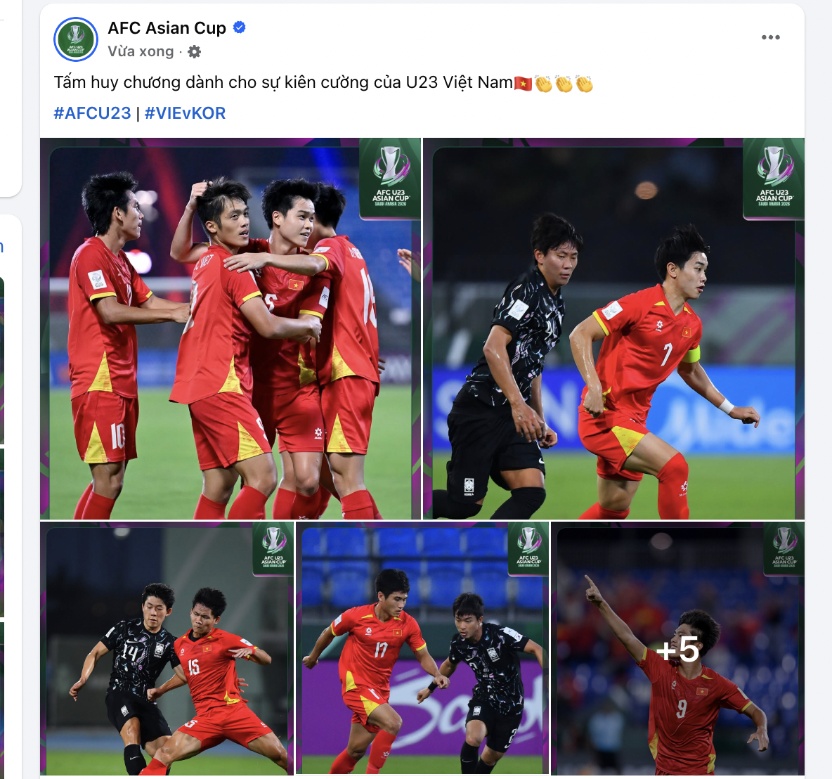 Ảnh nét căng: U23 Việt Nam tự hào nhận tấm huy chương dành cho sự kiên cường đến giây cuối cùng ở U23 châu Á