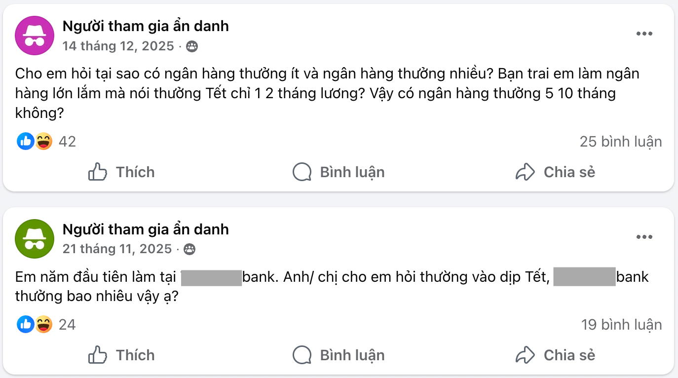 THƯỞNG TẾT ngân hàng: Chủ đề nóng nhất lúc này, người trong ngành "kể hết" THƯỞNG TẾT ngân hàng: Chủ đề nóng nhất lúc này, người trong ngành "kể hết"